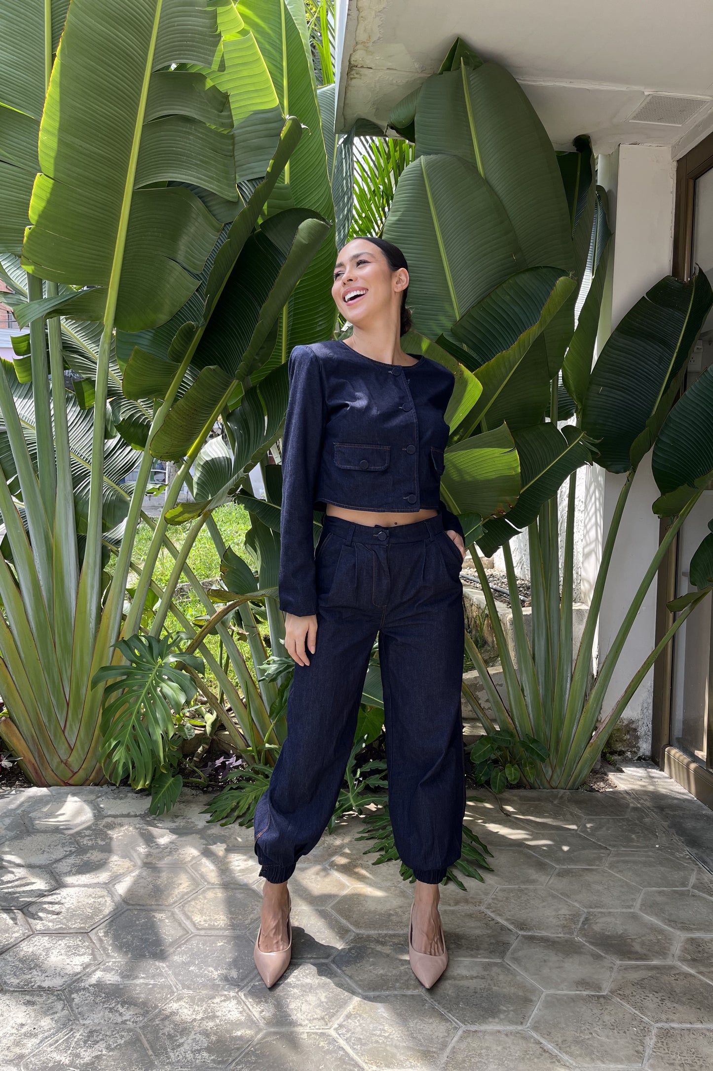SET DENIM CHAMBRAY