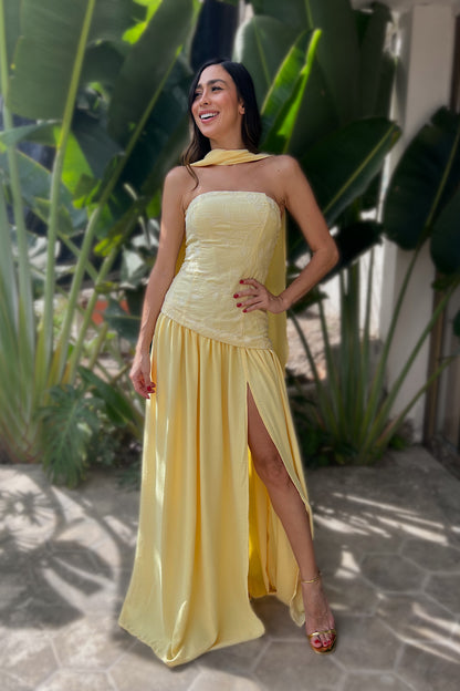 VESTIDO STRAPLE AMA