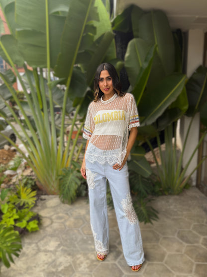 CAMISETA MALLA COLOMBIA