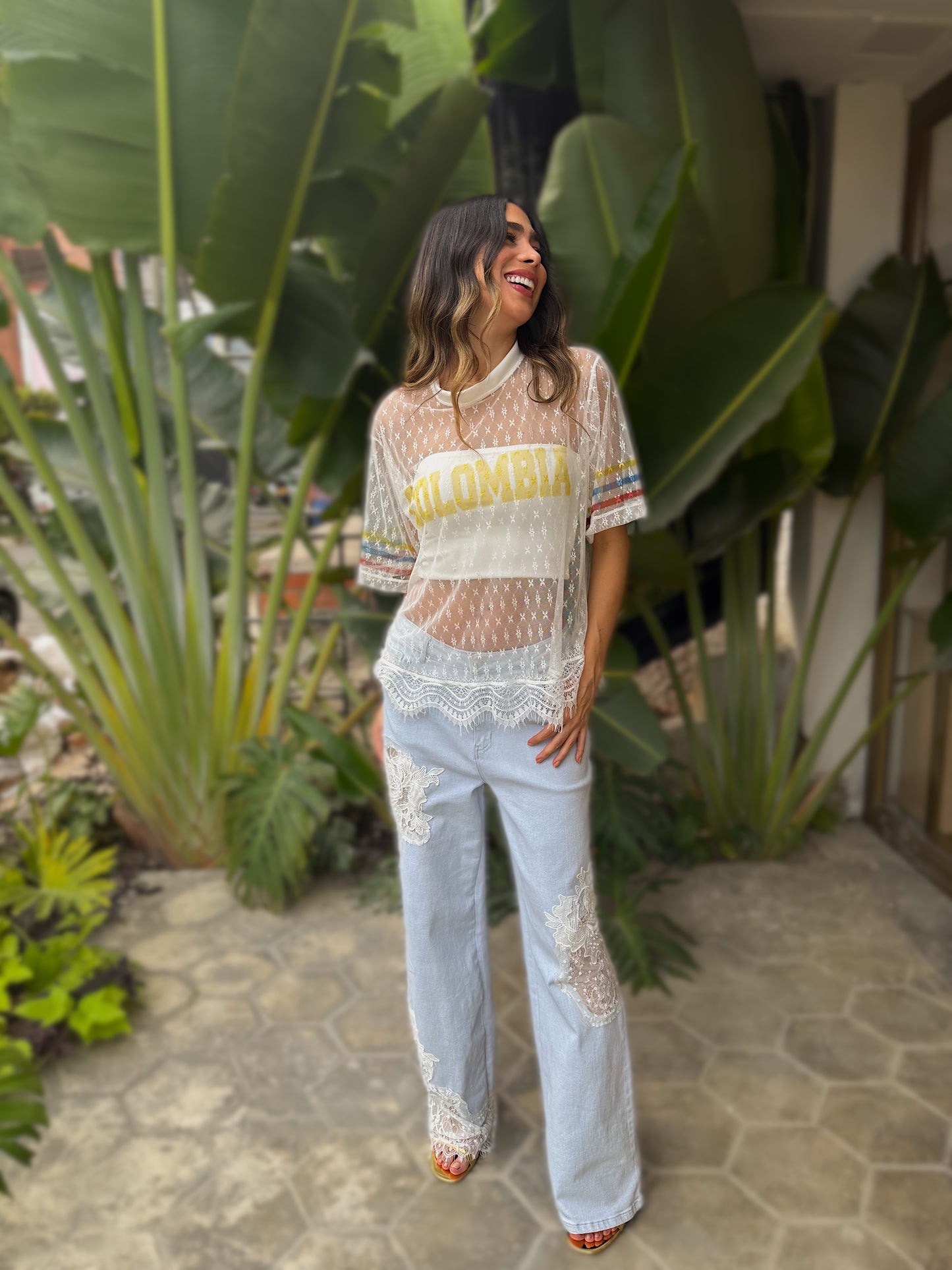 CAMISETA MALLA COLOMBIA