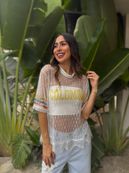 CAMISETA MALLA COLOMBIA