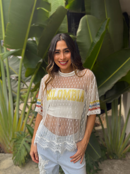 CAMISETA MALLA COLOMBIA