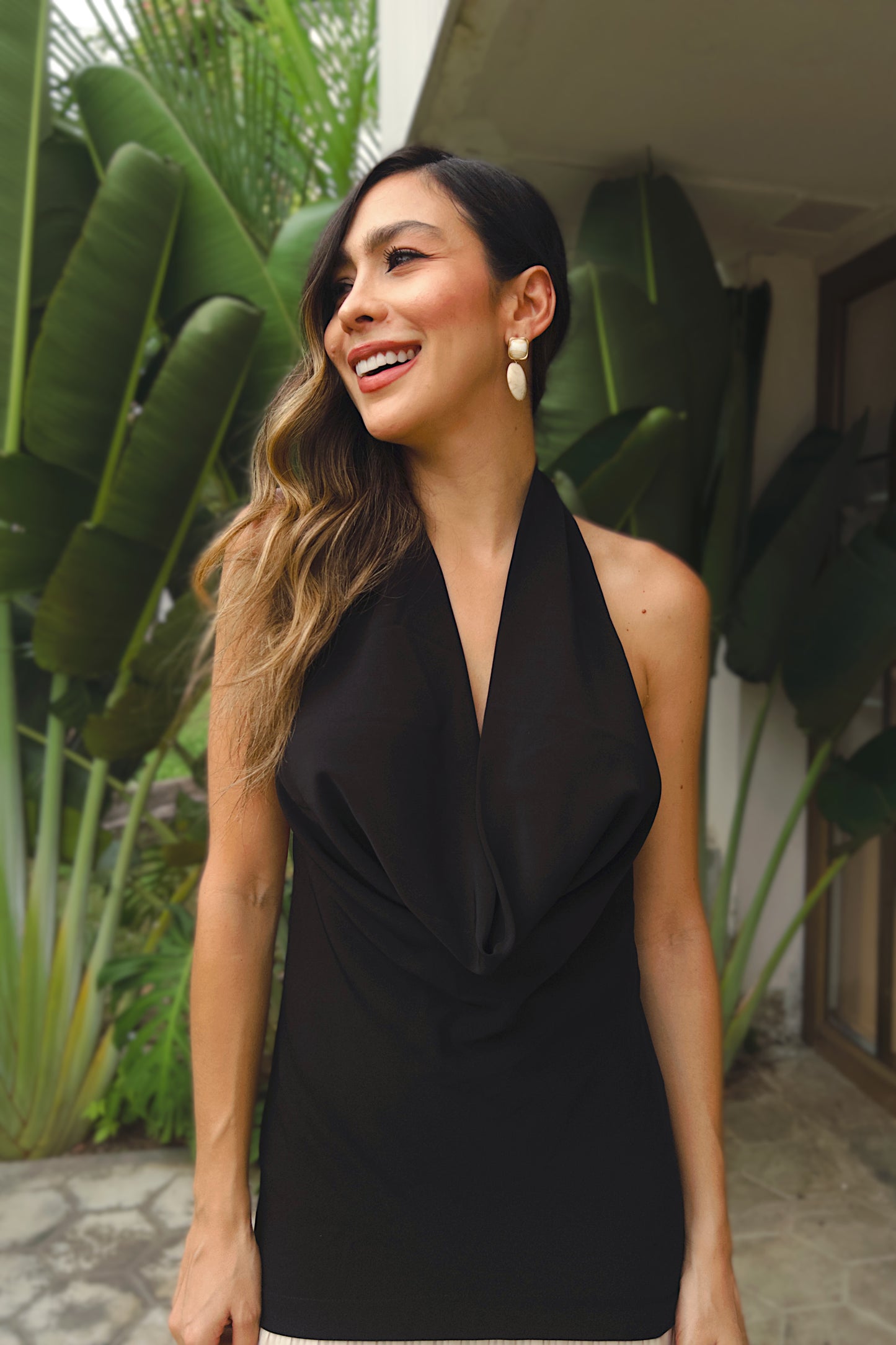 VESTIDO BICOLOR