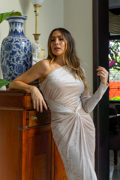 VESTIDO LAVANDA CHAMPAN